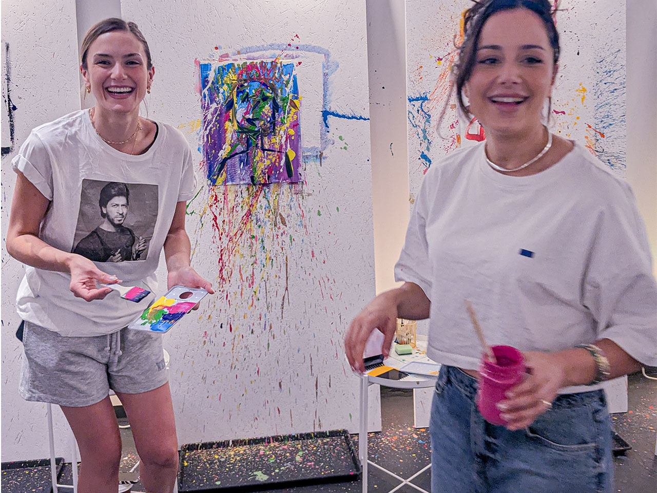 Action Painting mit Farbe und Bewegung bei The Colour Club