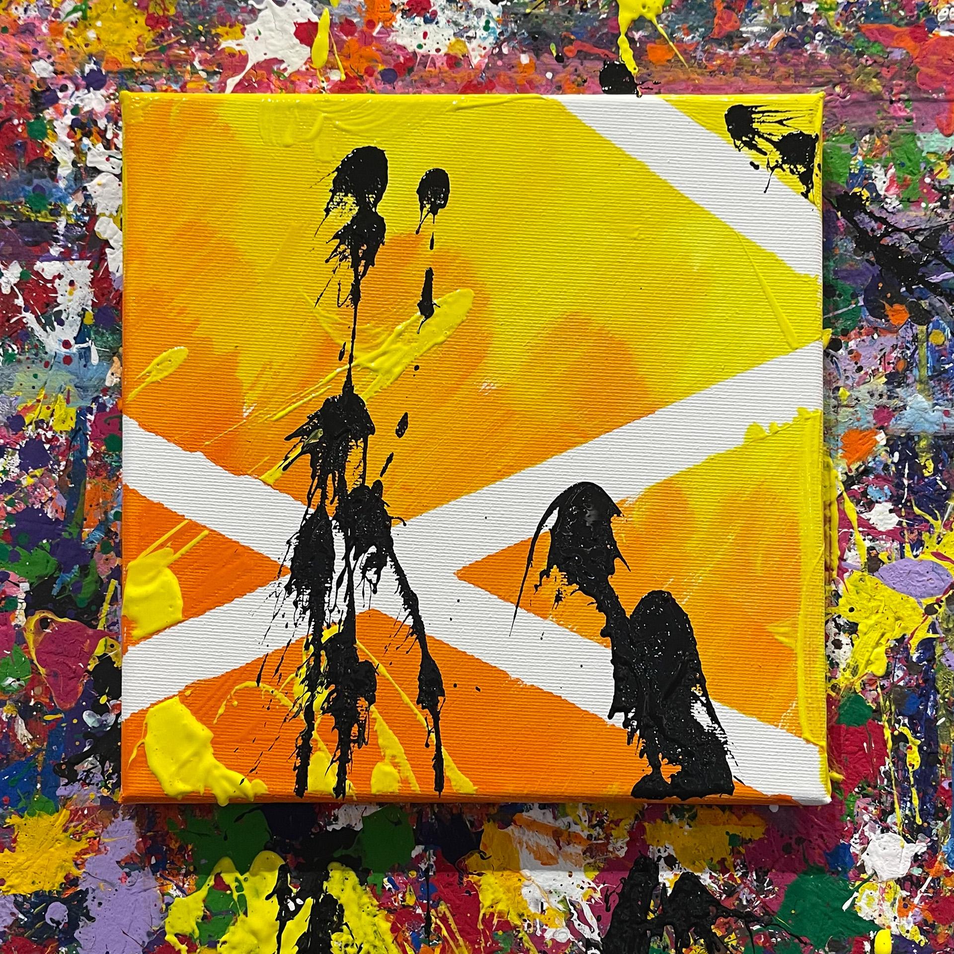 Farben und Materialien für Action Painting im The Colour Club Kassel
