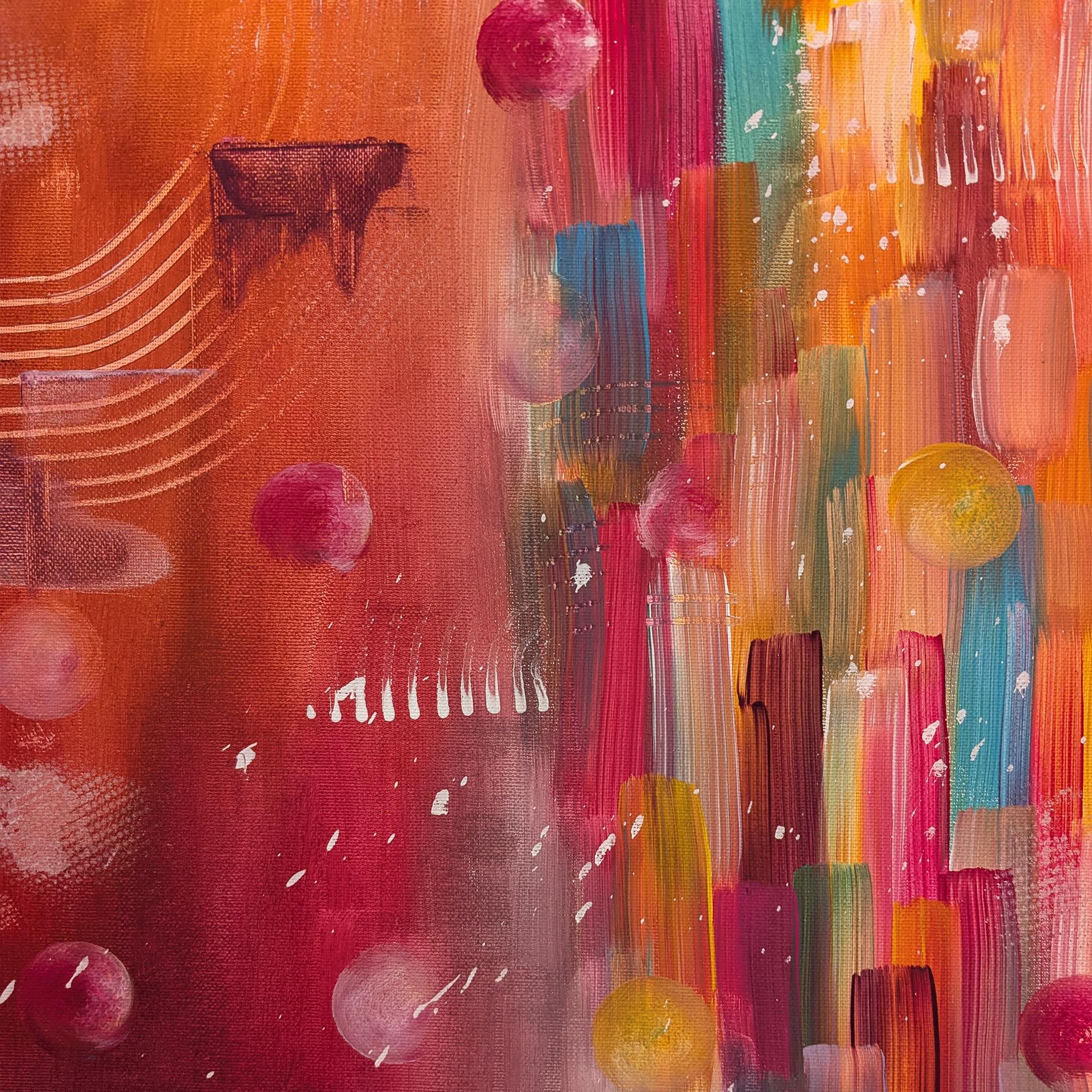 Action Painting Leinwand,